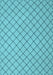 Solid Light Blue Modern Rug, con2417lblu