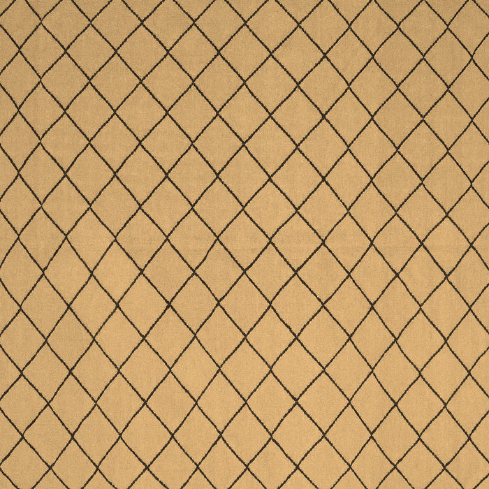 Square Machine Washable Solid Brown Modern Rug, wshcon2417brn