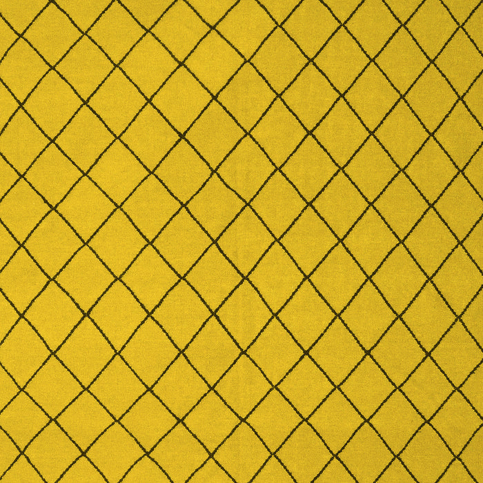 Solid Yellow Modern Rug, con2417yw