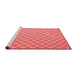 Modern Red Washable Rugs