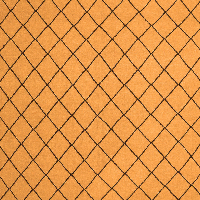 Solid Orange Modern Rug, con2417org