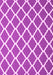 Machine Washable Trellis Pink Modern Rug, wshcon2418pnk