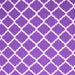 Square Machine Washable Trellis Purple Modern Area Rugs, wshcon2418pur