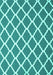 Trellis Turquoise Modern Rug, con2418turq