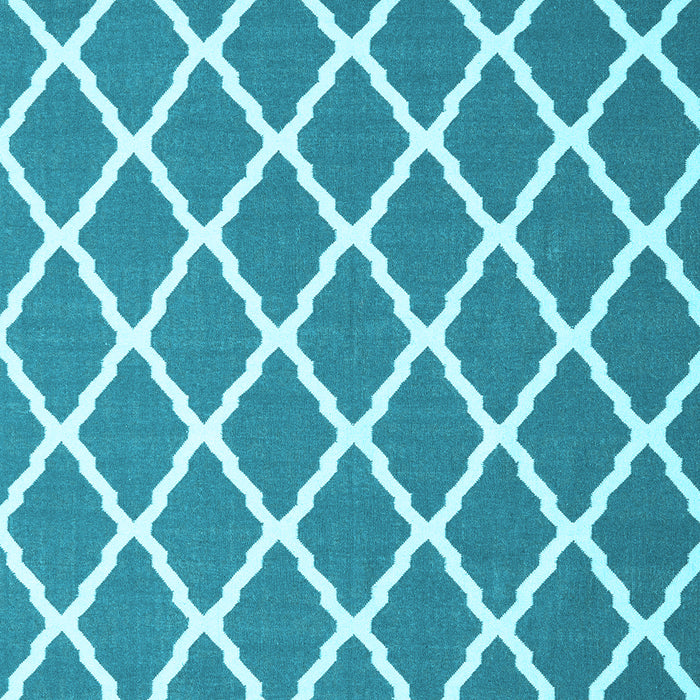 Machine Washable Trellis Light Blue Modern Rug, wshcon2418lblu