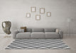 Machine Washable Trellis Gray Modern Rug in a Living Room,, wshcon2418gry