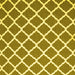 Square Trellis Yellow Modern Rug, con2418yw