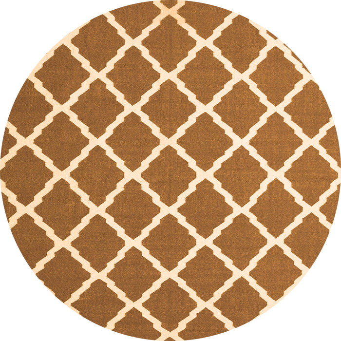 Machine Washable Trellis Orange Modern Area Rugs, wshcon2418org