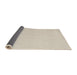 Thickness of Contemporary Light French Beige Brown Solid Rug, con2419