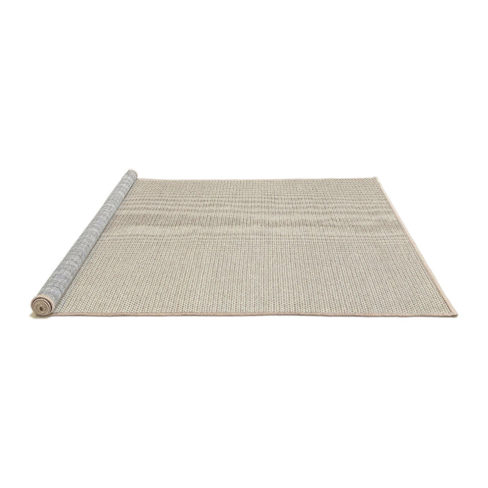 Serging Thickness of Machine Washable Contemporary Light French Beige Brown Rug, wshcon2419