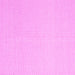 Square Solid Pink Modern Rug, con2419pnk