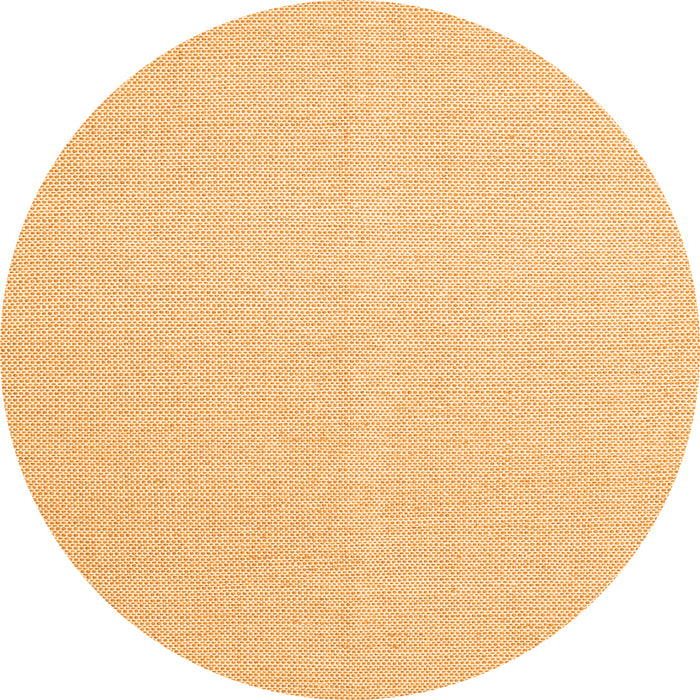 Square Solid Orange Modern Rug, con2419org