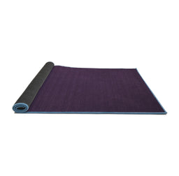 Sideview of Abstract Blue Contemporary Rug, con241blu