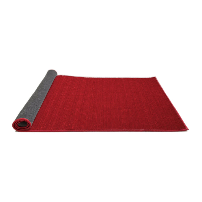 Abstract Red Contemporary Area Rugs