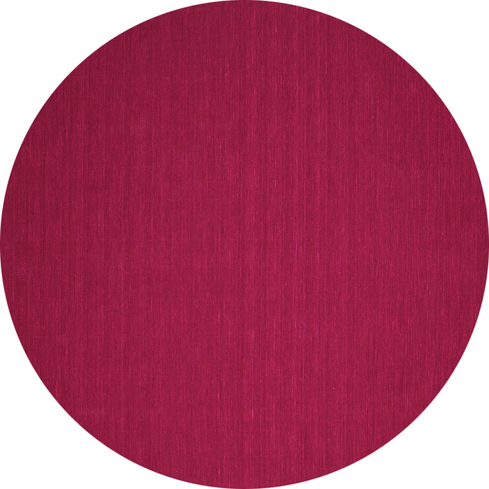 Round Machine Washable Abstract Pink Contemporary Rug, wshcon241pnk