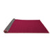 Sideview of Abstract Pink Contemporary Rug, con241pnk