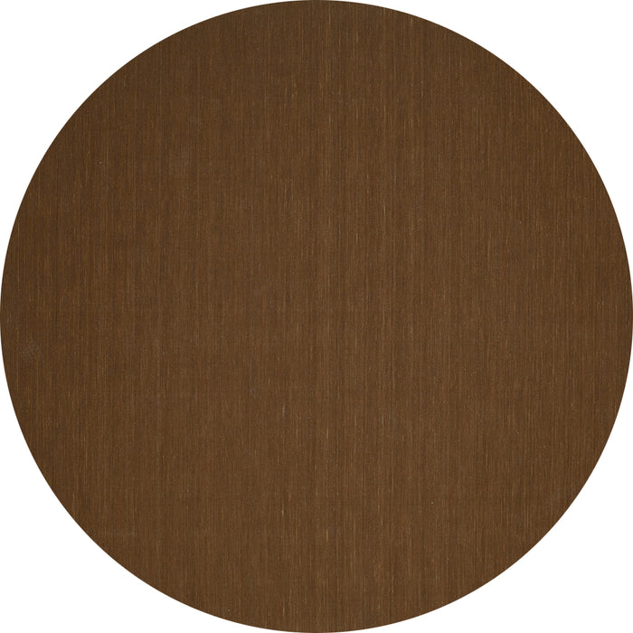 Round Machine Washable Abstract Turquoise Contemporary Area Rugs, wshcon241turq