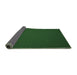 Sideview of Abstract Emerald Green Contemporary Rug, con241emgrn