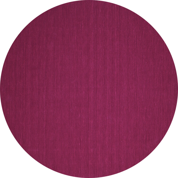Round Machine Washable Abstract Purple Contemporary Area Rugs, wshcon241pur
