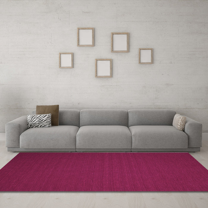 Machine Washable Abstract Purple Contemporary Area Rugs in a Living Room, wshcon241pur