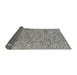 Thickness of Contemporary Gray Modern Rug, con2420