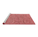 Contemporary Red Washable Rugs