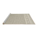 Serging Thickness of Machine Washable Contemporary Desert Sand Beige Rug, wshcon2421