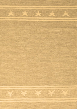 Abstract Brown Contemporary Rug, con2421brn