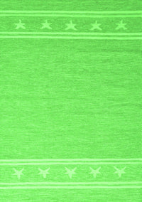 Abstract Green Contemporary Rug, con2421grn