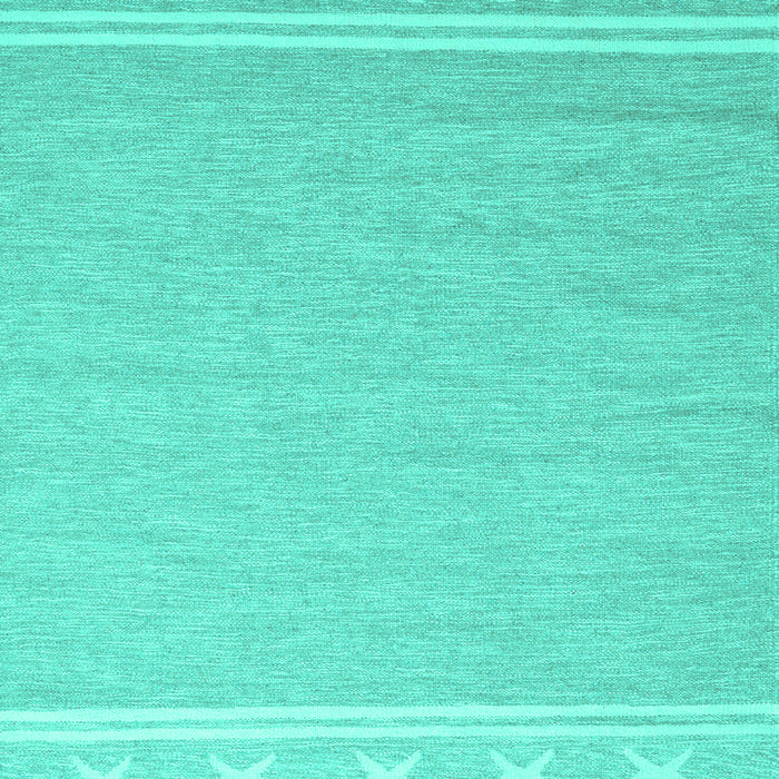 Machine Washable Abstract Turquoise Contemporary Area Rugs, wshcon2421turq