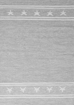 Abstract Gray Contemporary Rug, con2421gry