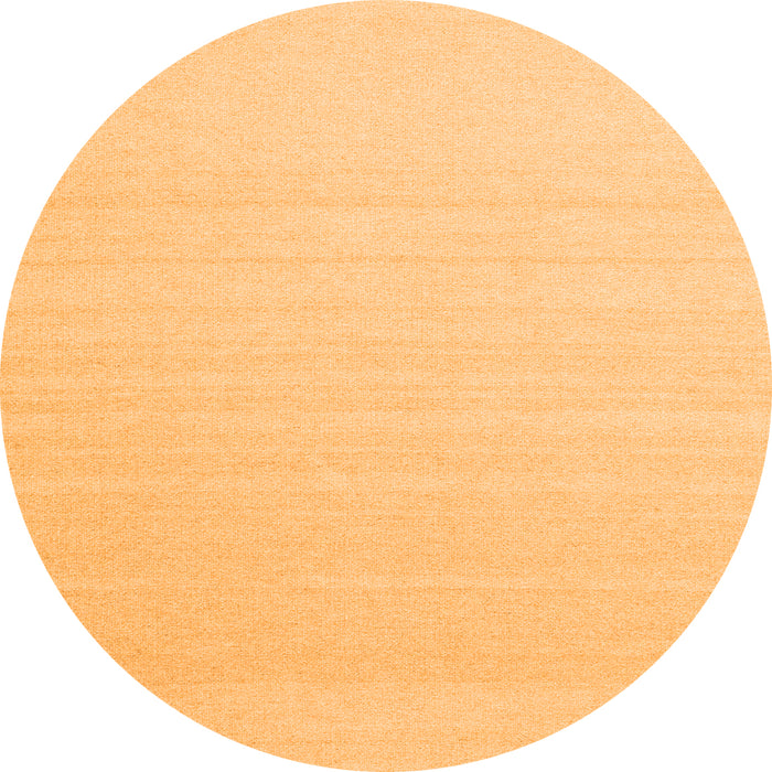 Square Solid Orange Modern Rug, con2422org
