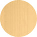 Round Solid Brown Modern Rug, con2422brn