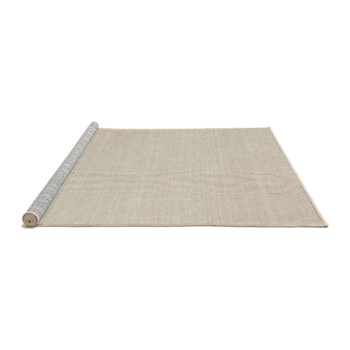 Serging Thickness of Machine Washable Contemporary Desert Sand Beige Rug, wshcon2423