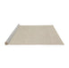 Serging Thickness of Machine Washable Contemporary Desert Sand Beige Rug, wshcon2423