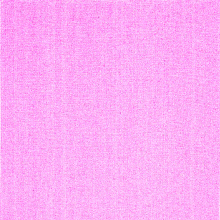 Square Machine Washable Solid Pink Modern Rug, wshcon2423pnk