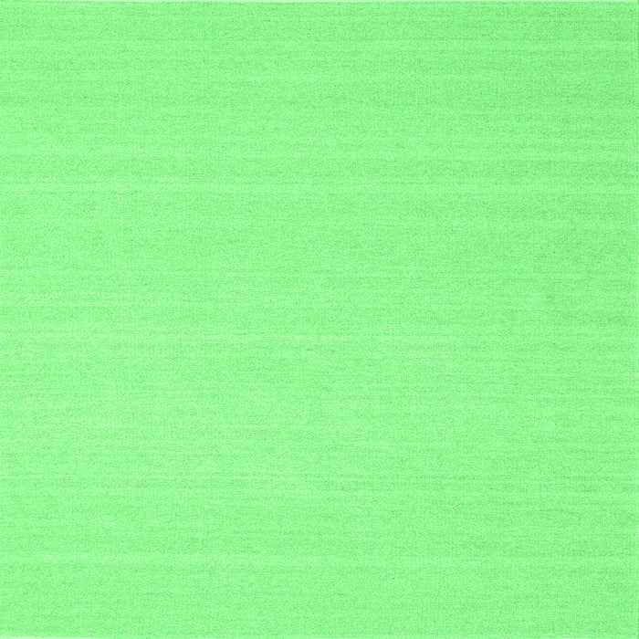 Square Machine Washable Solid Emerald Green Modern Area Rugs, wshcon2423emgrn