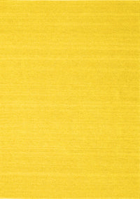 Solid Yellow Modern Rug, con2423yw