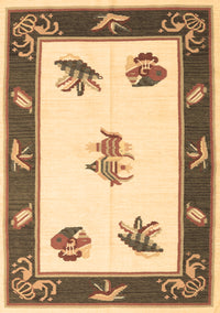 Southwestern Brown Country Rug, con2424brn