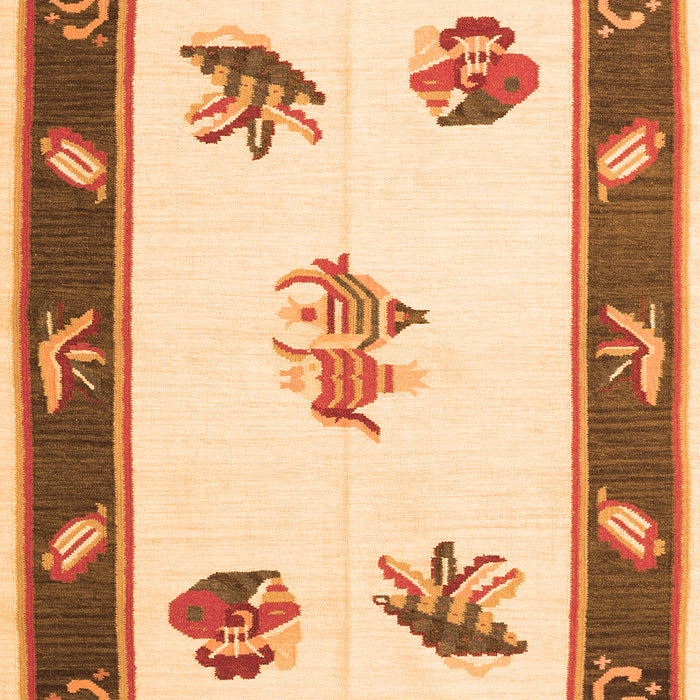 Southwestern Orange Country Rug, con2424org