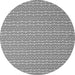 Square Abstract Gray Contemporary Rug, con2425gry