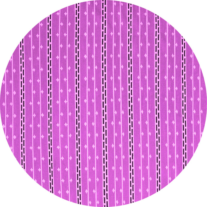 Round Machine Washable Abstract Pink Contemporary Rug, wshcon2425pnk