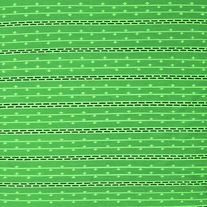 Round Machine Washable Abstract Green Contemporary Area Rugs, wshcon2425grn