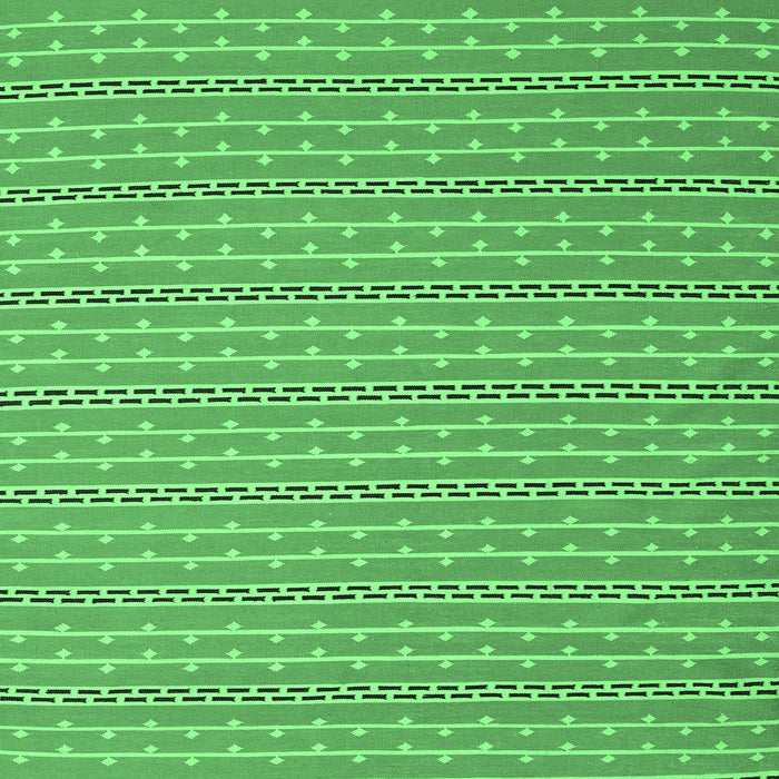 Square Machine Washable Abstract Emerald Green Contemporary Area Rugs, wshcon2425emgrn