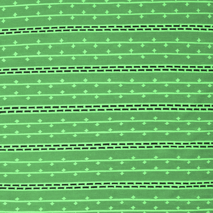 Abstract Emerald Green Contemporary Rug, con2425emgrn