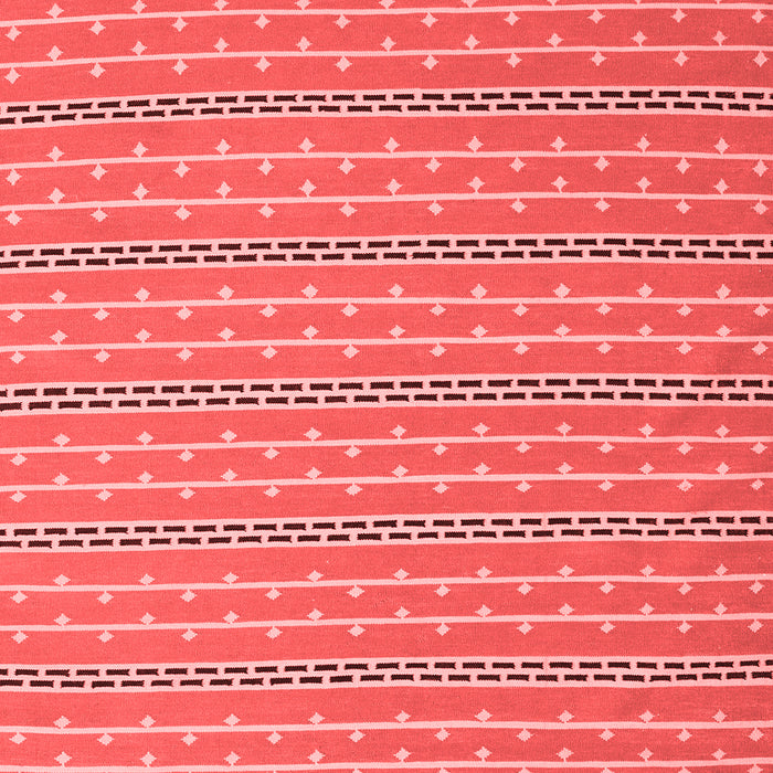 Machine Washable Abstract Red Contemporary Rug, wshcon2425red