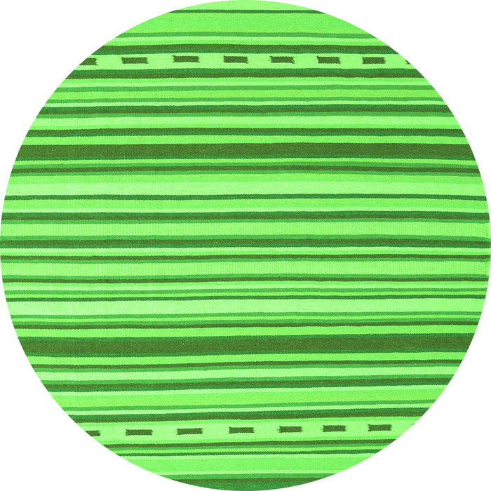 Square Southwestern Green Country Rug, con2426grn