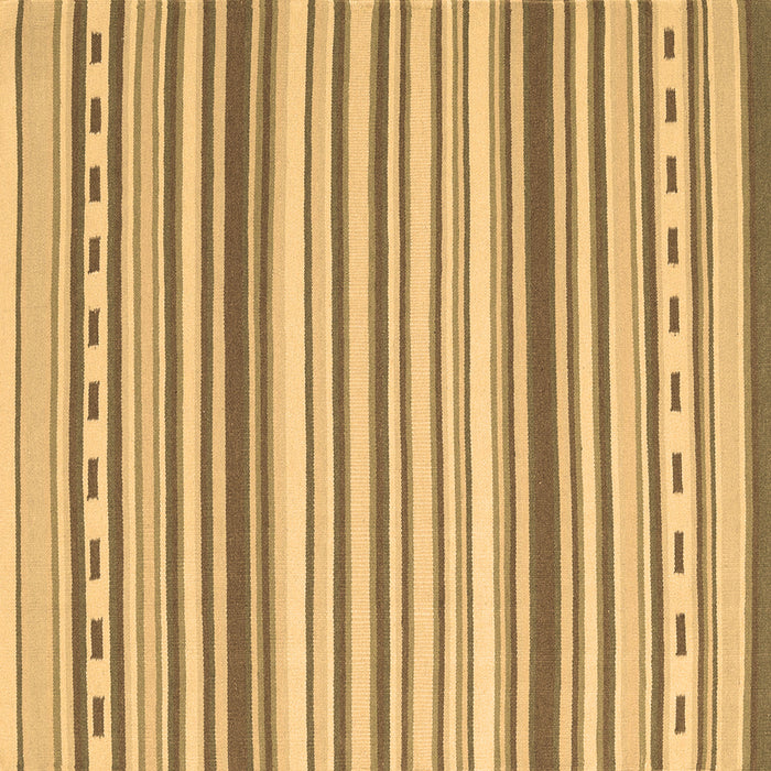 Square Machine Washable Southwestern Brown Country Rug, wshcon2426brn
