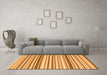 Machine Washable Southwestern Orange Country Area Rugs in a Living Room, wshcon2426org