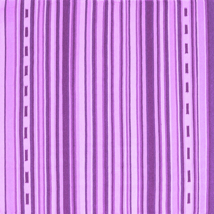 Square Machine Washable Southwestern Purple Country Area Rugs, wshcon2426pur